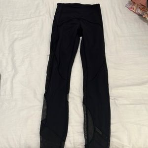 Lululemon leggings with mesh